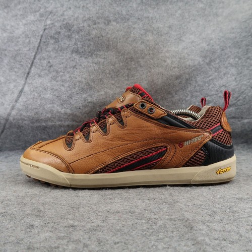 Hi Tec Schuhe Herren 9,5 Sneaker Sierra Leder Aktiv Outdoor Vibram Sport Freizeit - Bild 4 von 15