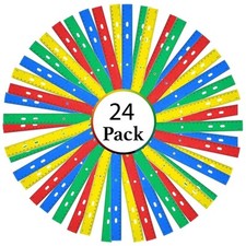 24 Pack Rulers Bulk for Classroom Supplies Kids  12 Inch Rulers with Imperia...