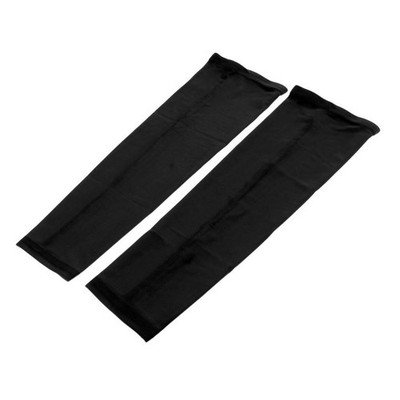 1 Paar Stretch-Fußball--Sonnenschutz-Armstulpen-Abdeckung XXL Schwarz