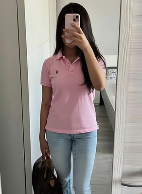 Ralph Lauren Polshirt vintage pashastyle fit y2k rosa/pink Gr. M