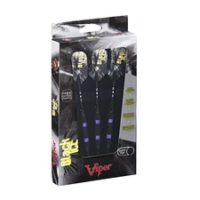 Viper Set of 3 Black Ice Purple Soft Tip Darts 18 Grams