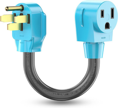 Welder Adapter Cord, NEMA 14-50P Male to 6-50R Female, 50 Amp Welder Power Adapt