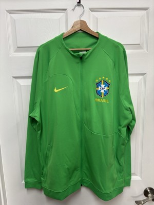 Nike Brazil National Team 2022/23 Academy Pro Anthem Jacket Green XXL Soccer