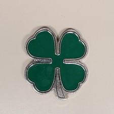 St Patrick's Day Shamrock 4 leaf Clover belt buckle