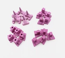 10Pcs Dental Ceramic Firing Pink Pegs Lab Furnace Porcelain Crown Oven Tray