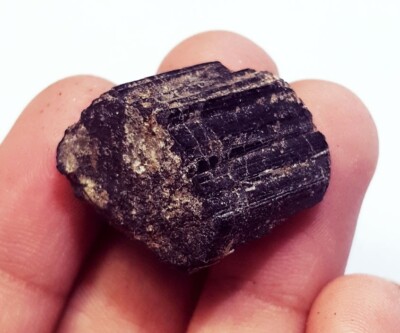 100% Natural Black Tourmaline Rough 38.45 Ct Certified Loose Gemstone