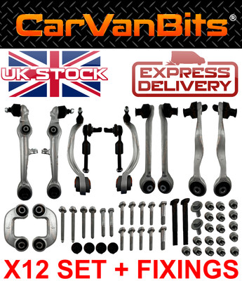 FOR AUDI A6 C5 4B 97-04 FRONT SUSPENSION TRACK CONTROL ARM WISHBONE AXLE SET
