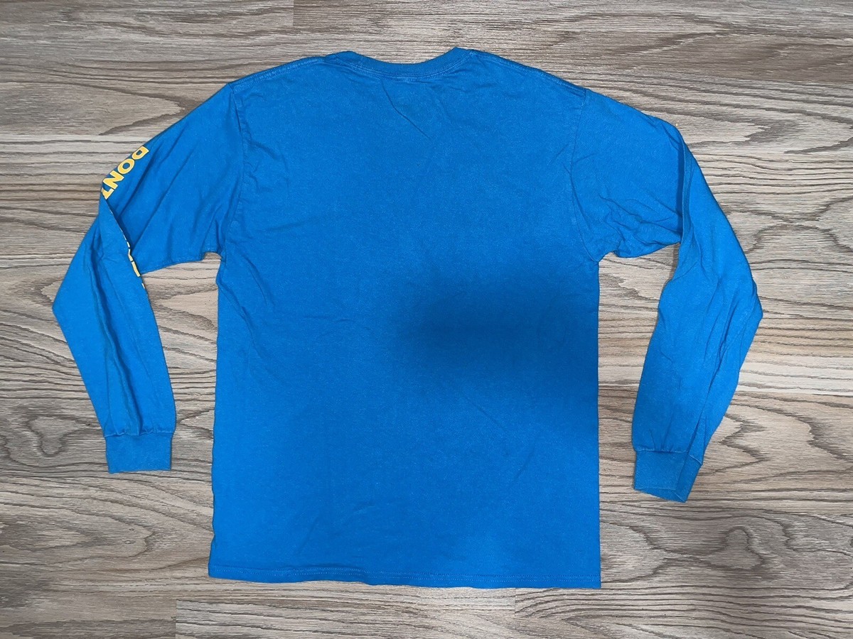 Billie Eilish Long Sleeve Blue (2019) Concert T- Shirt Don't Smile