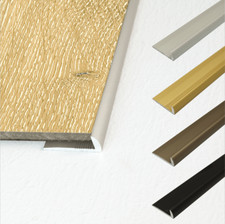 2.7m  CLICK VINYL FLOORING EDGE PROFILE TRIM THRESHOLD DOOR FLOOR BAR LVT C10
