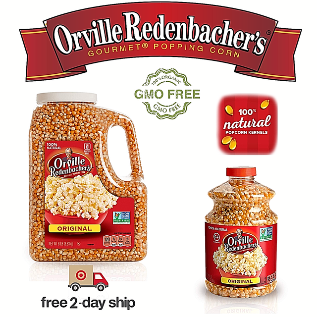 Best Corn in Home Gourmet Popcorn Kernels Original Yellow Orville