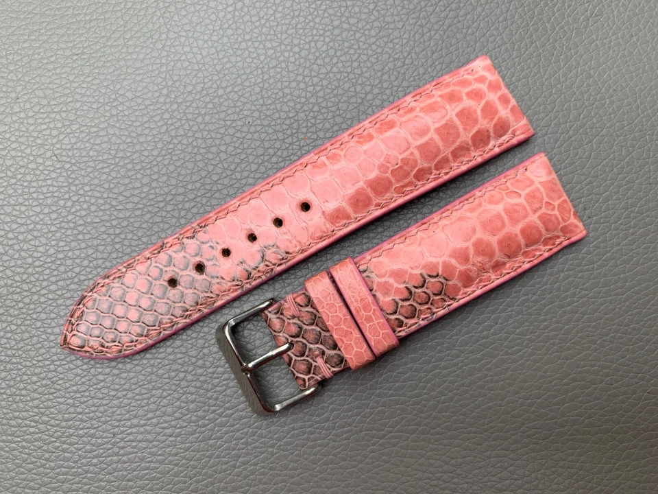 16 码 18 19 20 21 22 23 24 26 毫米正品 Python 皮肤皮革表带 — 第 4/4 张图片