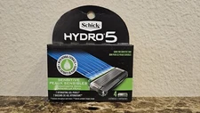 Schick Hydro 5 for Sensitive Skin 7 Hydrating Gel Pools 4 Refillable Cartridges