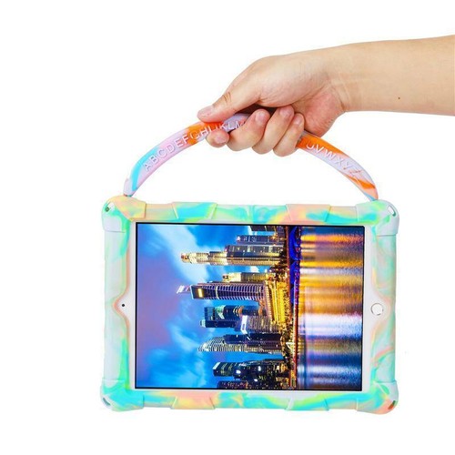Soft Silicone Stand Handle Case Cover + Strap For iPad 5th 6th Gen Air 1 2 9.7" - 第 4/103 張圖片