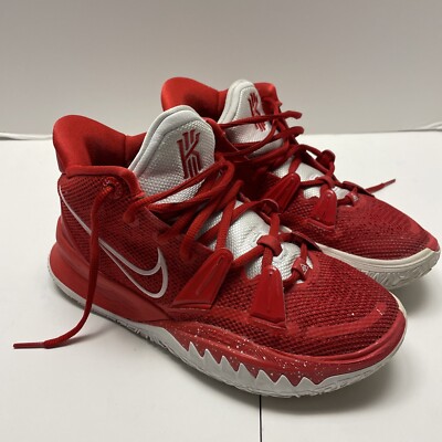 Nike Men’s Size Kyrie IrvingUniversity Red White Basketball Shoes  DA7767-603