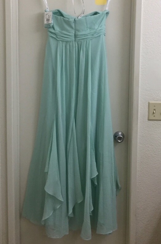david's bridal spa bridesmaid dress MACloth Straps V neck Chiffon Long Bridesmaid Dress Yellow Formal Part main image 1