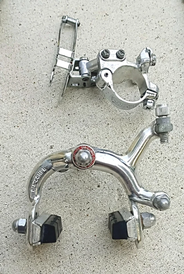 Manillar de bicicleta de carretera Nitto Dia Compe & Suntour de colección frenos desviadores años 80 de colección Foto 3 de 4