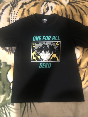 Manga x My Hero Academia UT Uniqlo Anime T-Shirt Japan Size Size S 