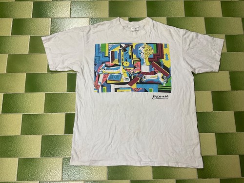 Vintage Picasso Artwork T-Shirt Single Stitch Size XL