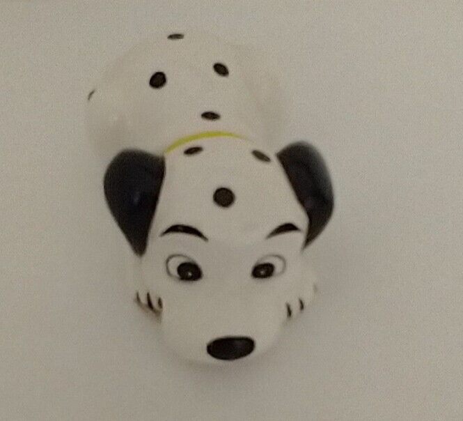 Vintage Walt Disney 101 Dalmations Dog Ceramic Figurine Lying Down