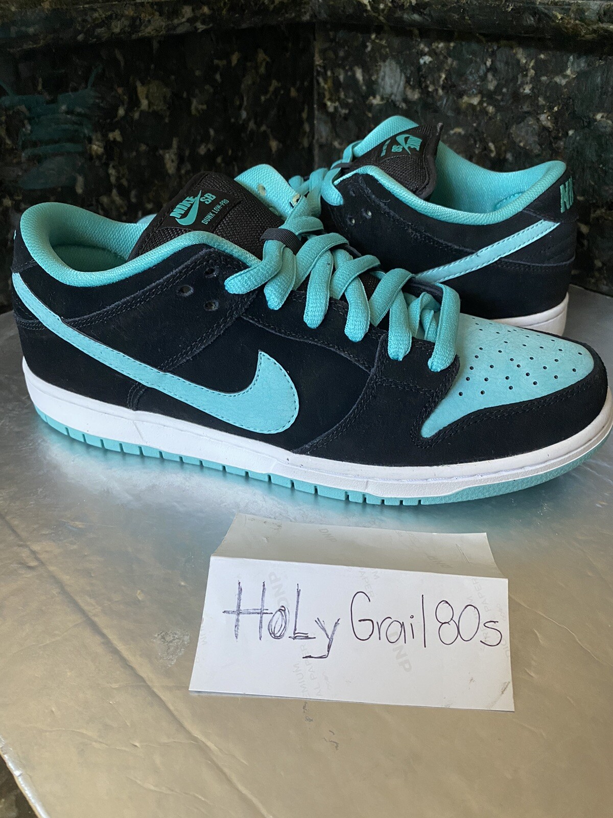 Nike Dunk Low Pro SB Black Clear Jade White 304292 030 Men\u0026#039;s Size 9 |  eBay