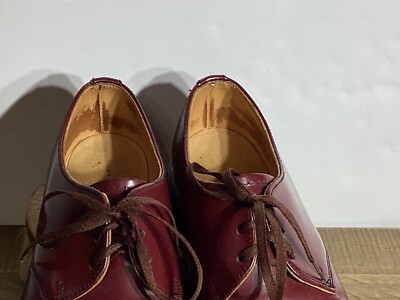 Dr. Martens Vintage Cheery Red / Ox Blood 3 Hole Oxfords, Sz Dr. Martens Vintage Cheery Red / Ox Blood 3 Hole Oxfords, Sz