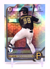 JACK BRANNIGAN BOWMAN ROOKIE RC DRAFT 1ST EDITION SKY BLUE PIRATES #BD-154 2022