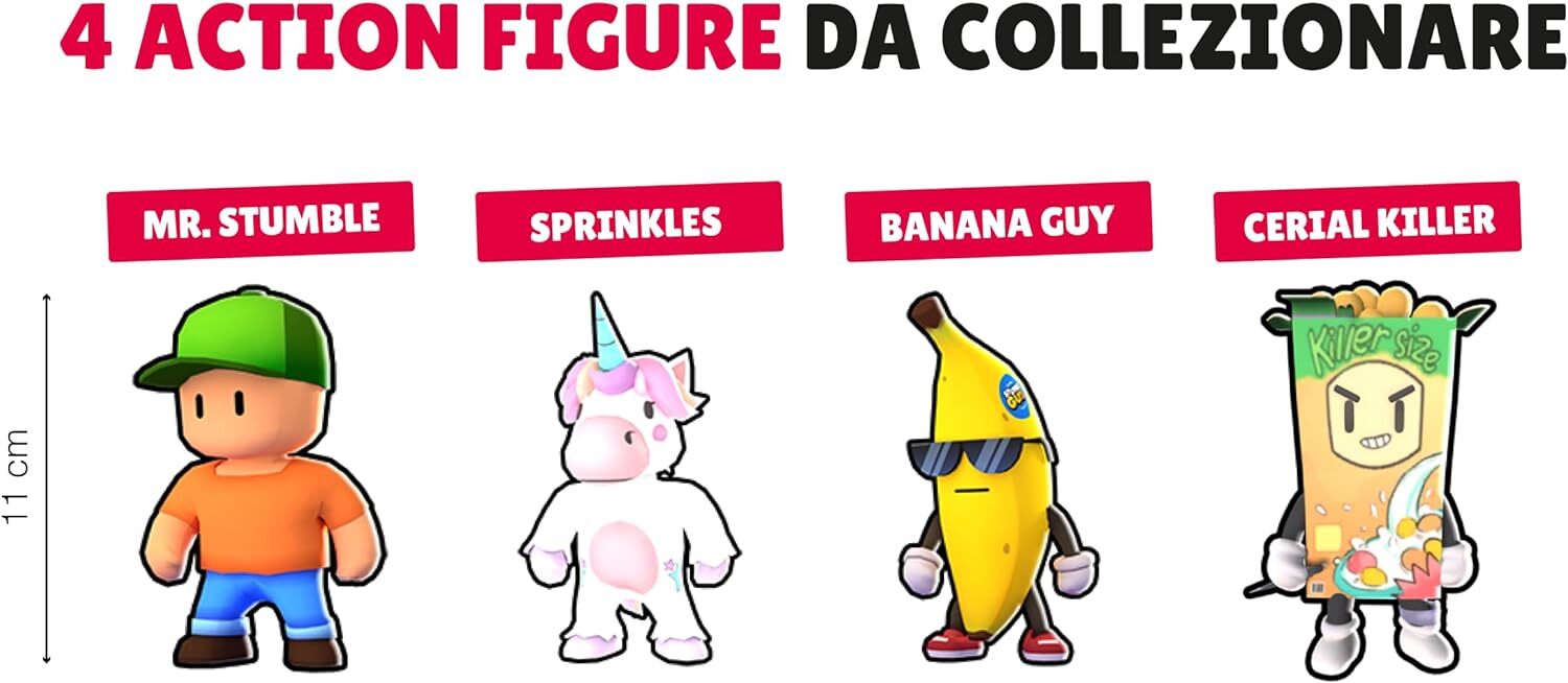 STUMBLE GUYS PERSONAGGIO 11CM. ASSORTITI  - 1 PEZZO