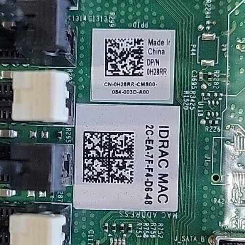 OEM DELL EMC POWEREDGE R640 SERVER MOTHERBOARD SYSTEM MAIN BOARD V2B H28RR 413MP - Picture 2 of 2