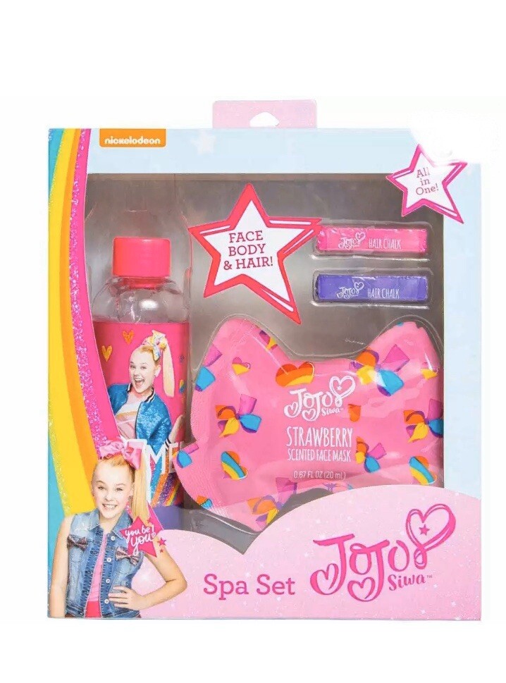 Jojo Siwa Spa Set Face Mask Body Wash Hair Chalk Nickelodeon Gift For Sale Online Ebay