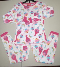 DreamWorks Girls TROLLS World Tour Pajamas Size 12 Top  pants NWT