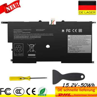 Akku für Lenovo ThinkPad X1 Carbon 3 3rd Gen 2015 Series 00HW002 00HW003 50Wh