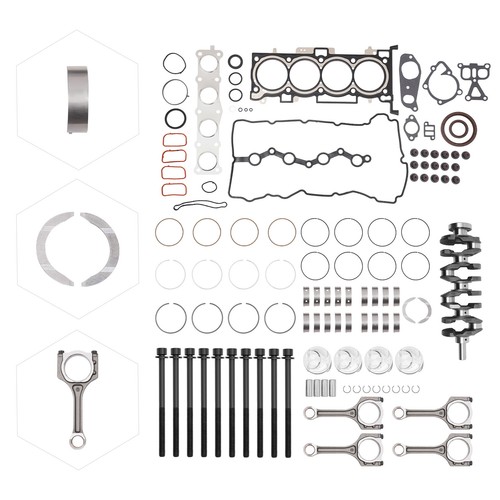 Engine Rebuild Kit Crankshaft & Pistons Gasket & Conrods for G4KJ 2.4L Hyundai - Picture 16 of 21