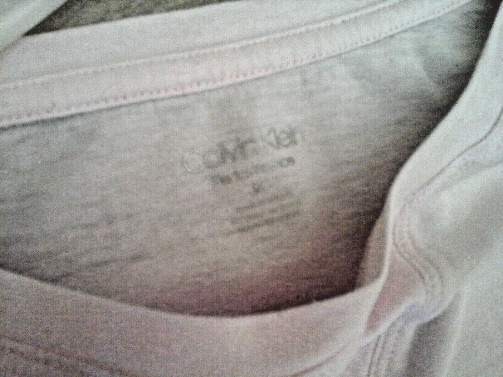 Calvin Klein Performance Solid Pink Round Neck 3/… - image 2