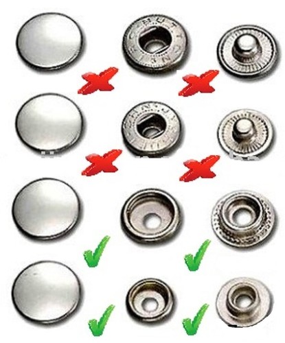 3 Juegos de Chaleco Extensor Cruz de Hierro Cuero Marrón para Chaqueta MC Motociclistas Chaleco Snap - Imagen 4 de 4