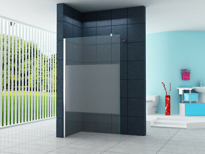 Home Systeme - 10 mm Duschwand DÜSSELDORF Milchglas-Mitte Dusche Duschabtrennung