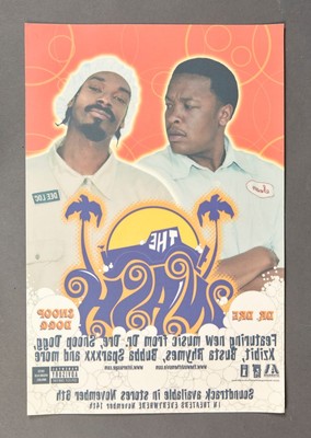 Original Dr Dre Snoop Dogg The Wash Sticker 14x9 Promo Rev Window Cling Rare Ebay