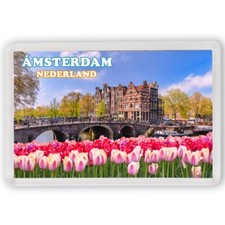 Amsterdam Nederland V3 Fridge Magnet Kühlsch...