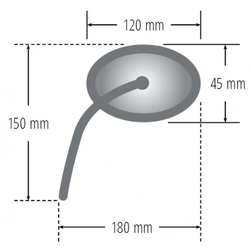 1 Par De Espejos De Aluminio Shin Yo Cromado - Imagen 2 de 2