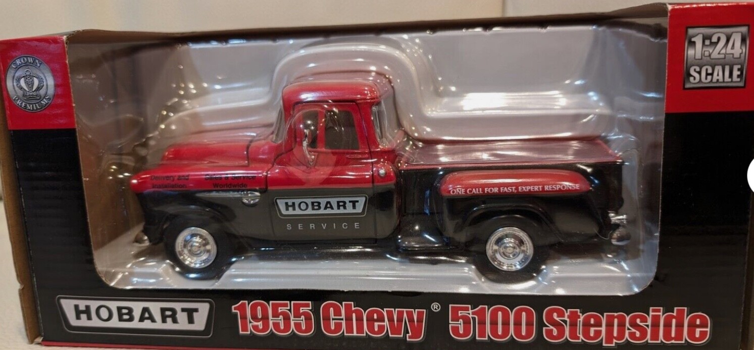 1955 CHEVY 5100 STEPSIDE, HOBART COMPANY, DIECAST, 1/24 SCALE, NIB eBay