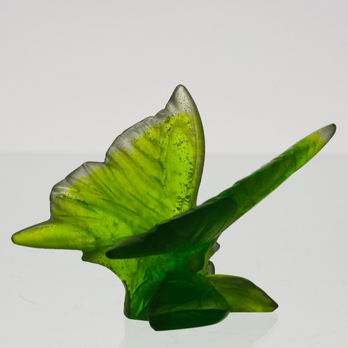 Studio in vetro Pate de Verre XX secolo intitolato "Papillon" di Daum Glass - Foto 4 di 10