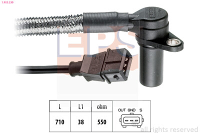 1,953,230 EPS pulse generator, crankshaft for Opel, Vauxhall
