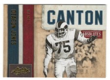 Deacon Jones 2010 Absolute Memorabilia Canton Absolutes #5 Insert Card