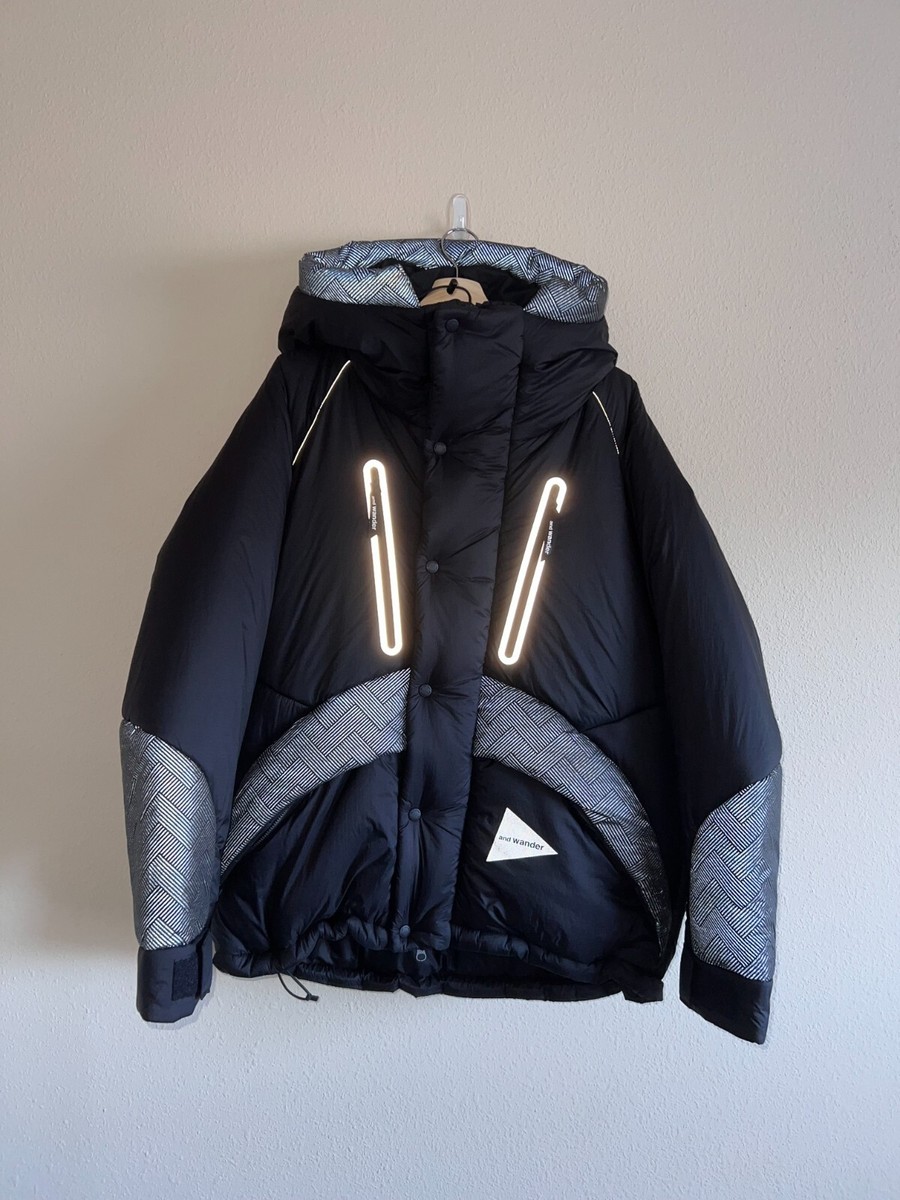 Y*d様 22SS Rip Stop Primaloft Nylon Jacke and Wander Primaloft Ripstop Puffer Jacket - Size L/XL - Black