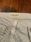 Adriano Goldschmied “The Stevie Ankle” Slim Stght Leg Gray Polka Dots Jean Sz 26 — photo 7