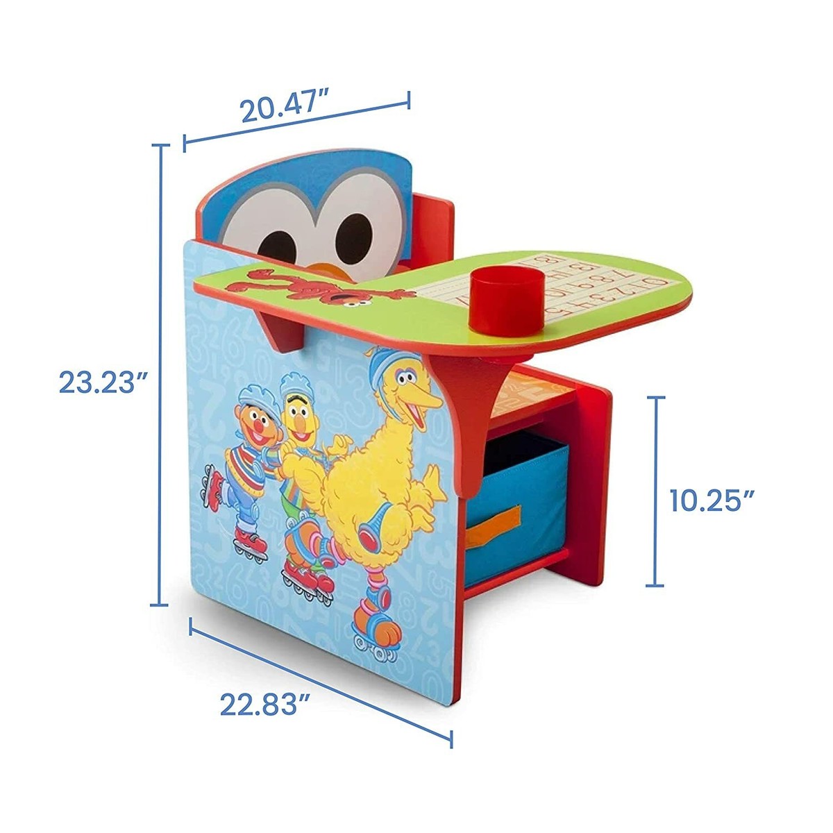 Toddler Desk Elmo Playing Painting Coloring Homeschooling Kids