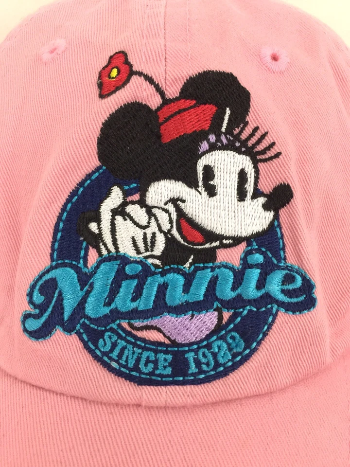 Шляпа Minnie Mouse розовая кепка Disney с надписью логотип женская Mickey Store бейсбол - Изображение 2 из 4