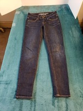 American Eagle Jeans Womens Blue Sz 00 Mid Rise Jegging Pants Ladies Denim
