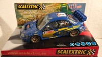 Qq 6149 Scalextric Subaru Impreza Wrc Wales Rally Gb #7 Solberg Effekt Schnee