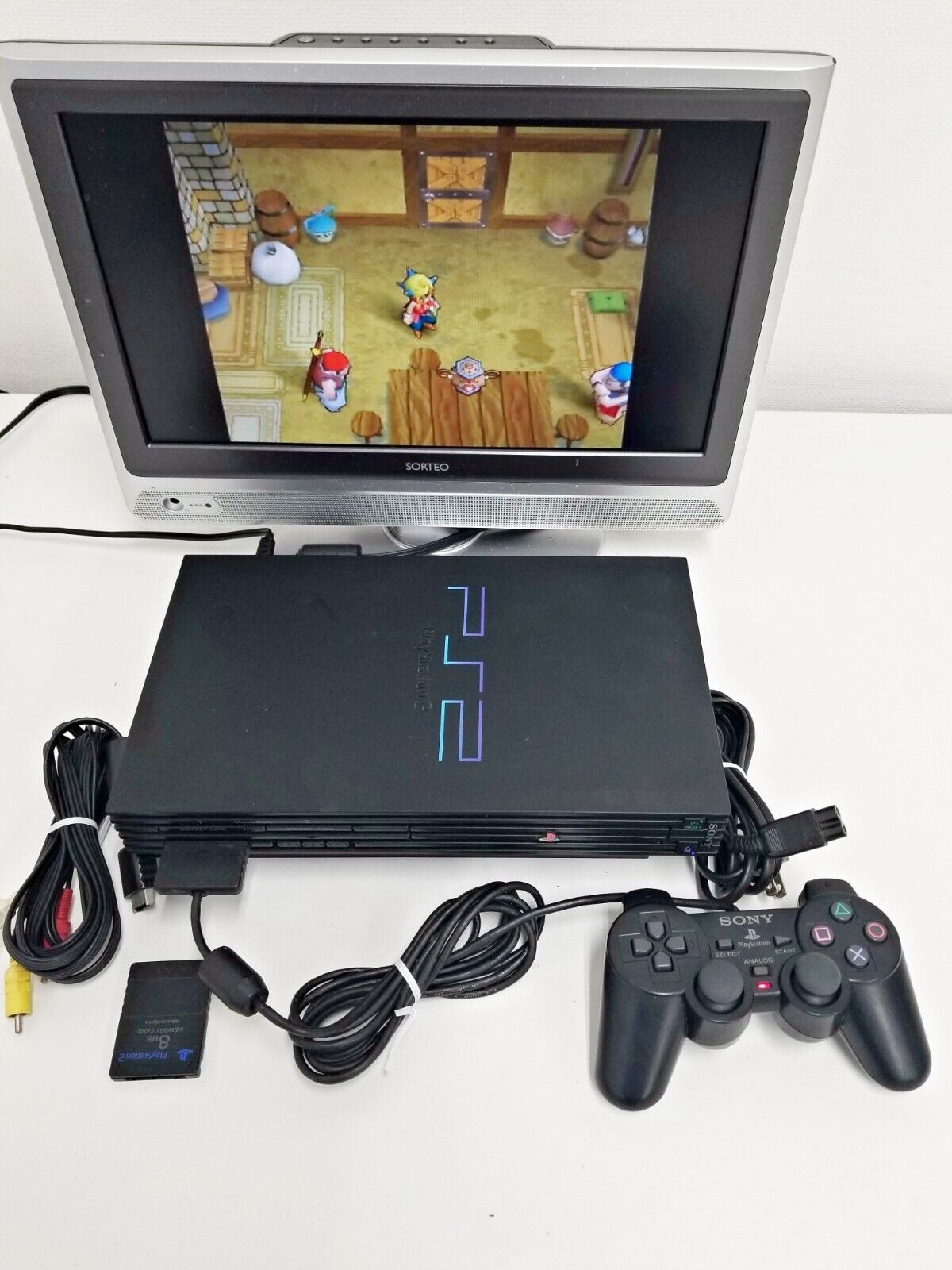 Sony PlayStation 2 Gaming Console PS2 150 GB With 50 Games(Black