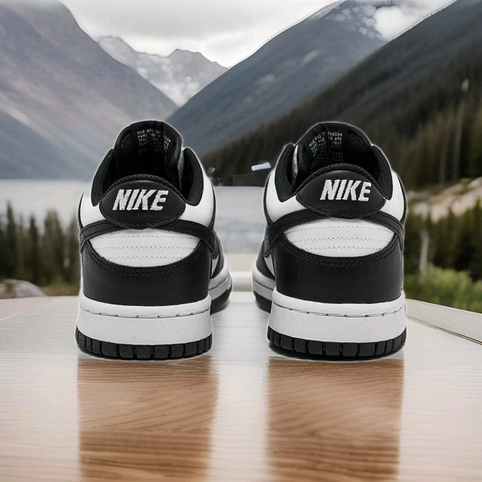 Talla 6 - Nike Dunk Low Negro Blanco W Foto 3 de 4